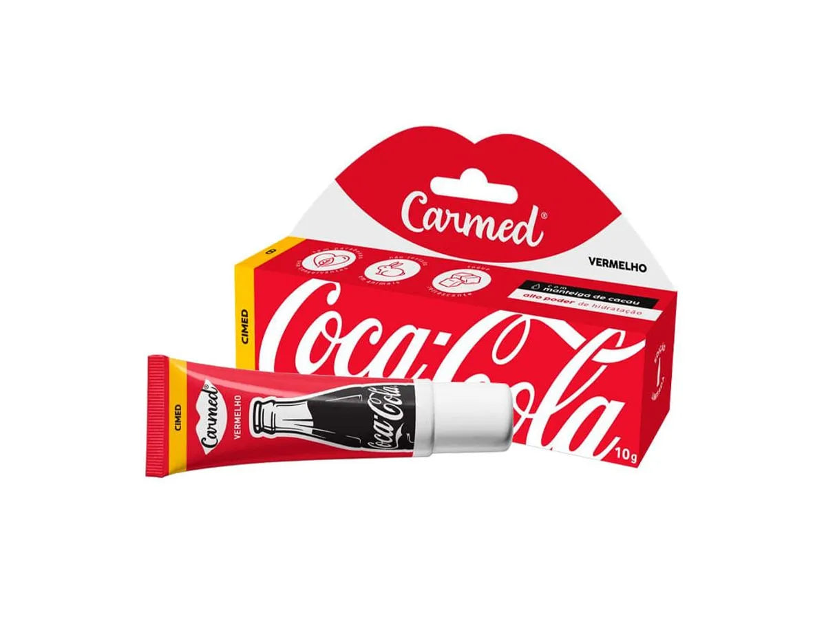 Carmed Coca Cola Vermelho 10g
