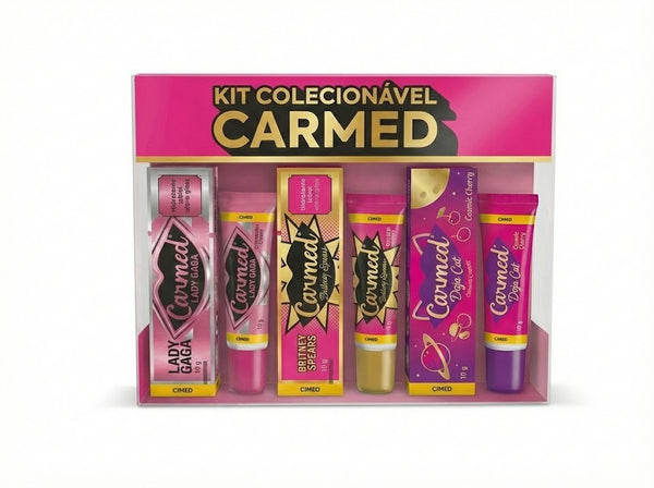 Kit Colecionável Carmed Pop Stars 30g